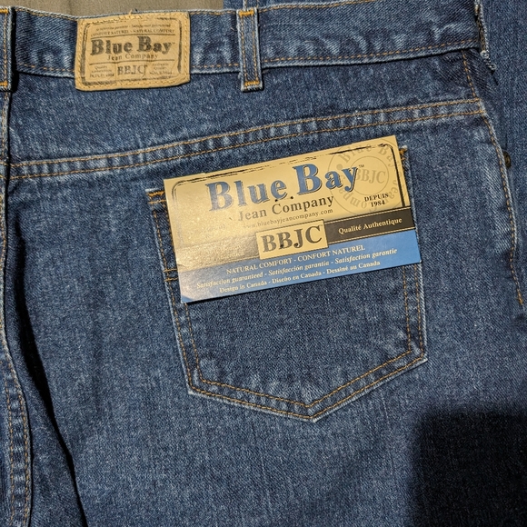 NWT Vintage Blue Bay jean company Men's Western jeans size 42x32 - Picture 6 of 9